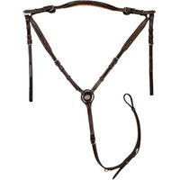 Produktbild von Jump'In Crystal Jagdhalsband für Pferde aus Leder in Braun