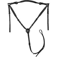 Produktbild von Jump'In Crystal Jagdhalsband für Pferde aus Leder in Schwarz