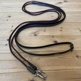 Jump'In Deutsche Lederzügel für Ponys in Schwarz oder Braun – Bild 1 von 1
