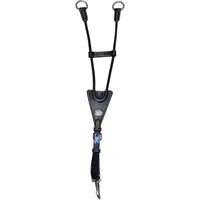 Produktbild von Jump'In Elastisches Martingal für Pferde aus Leder in Braun oder Schwarz