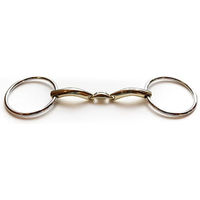 Produktbild von Jump'In Gebiss Komfortkanonen Mors doppelte Brisuren für Pferde aus Metall in Silber
