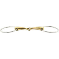 Produktbild von Jump'In Gebiss mit 2 Ringen für Pferde 90 mm Metall