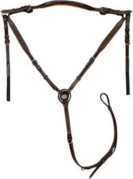 Jump'In Jagdhalsband Crystal aus Leder in Braun für Pferde – Bild 1 von 1
