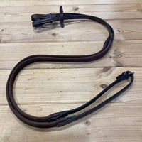 Produktbild von Jump'In Leder-Gummizügel für Pferde in Schwarz oder Braun