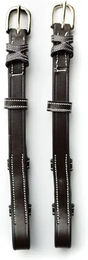 Jump'In Leder-Montant von kurzen Netzen für Ponys in Schwarz – Bild 1 von 1