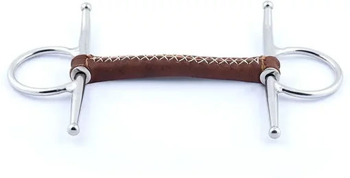 Jump'In Leder-Rundzubehör mit Anstecknadel für Pferde in Braun – Bild 1 von 1