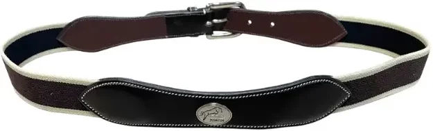 Jump'In Lederhalsband mit elastischem Bund in Braun oder Schwarz 95 cm – Bild 1 von 1