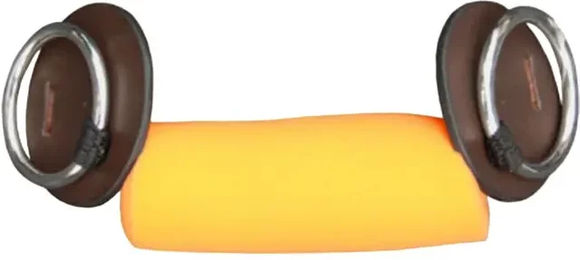 Jump'In Mors 2 Ringe für Pferd aus Schaumstoff Gelb 135 mm – Bild 1 von 1