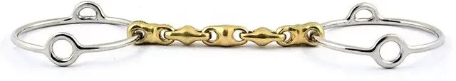 Jump'In Mors Hebel für Pferde mit großen Ringen und Kugeln aus Metall – Bild 1 von 1