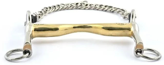 Jump'In Mundstück für Pferde Zungenpassage aus Metall – Bild 1 von 1