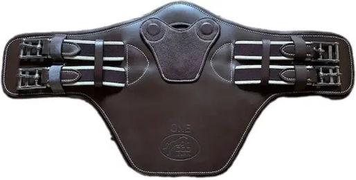 Jump'In One Safety Reitbavette aus Leder in Braun – Bild 1 von 1