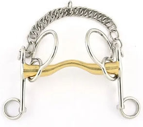 Jump'In Pelham Schneckenäste für Pferde aus Metall in Silber oder Gold – Bild 1 von 1