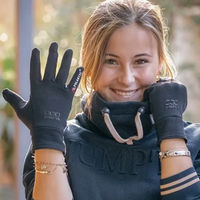 Produktbild von Jump'In Reithandschuhe Polartec Winter Unisex Schwarz Taille 10