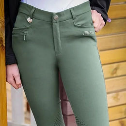 Jump'In Reithose Sacha für Kinder Unisex Grün 12 Jahre – Bild 1 von 1
