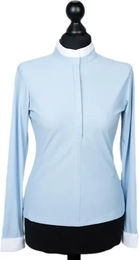 Jump'In Reitshirt Carla für Damen in Blau Größe M – Bild 1 von 1