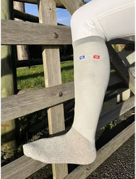 Jump'In Reitsocken Unisex Grau Größe 36/41 2er Pack – Bild 1 von 1