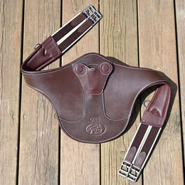 Produktbild von Jump'In Safety One Elastischer Reitgurt aus Leder Braun 110 cm