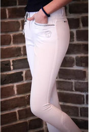 Produktbild von Jump'In Turnierreithose Marie für Mädchen in Weiß aus Polyester