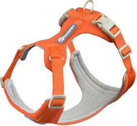 Jumpeak Anti-Zug Hundegeschirr mit 1,5 m Leine für kleine und mittelgroße Hunde, Orange, verstellbar – Bild 1 von 4