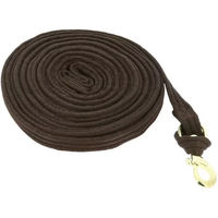 Produktbild von JumpTec Gepolsterter Longierzügel für Pferde Braun 8 m - 8 m