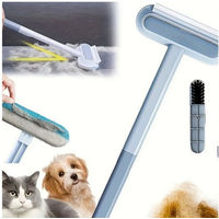 Produktbild von Jungengel 4-in-1 Fellbürste Tierhaarentferner mit ergonomischem Griff für Hunde- und Katzenhaare auf Textilien und Teppichen