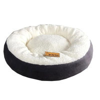 Produktbild von Jungengel Katzenbett Kuschelkissen Grau Rot Waschbar