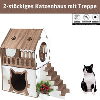 Produktbild von Jungengel Katzenhaus Katzenhöhle mit Stecksystem als Katzenbett in XL