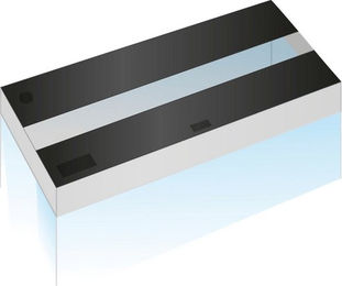 Juwel Aquarium Klappensatz aus Glas in Schwarz für Fische – Bild 1 von 3