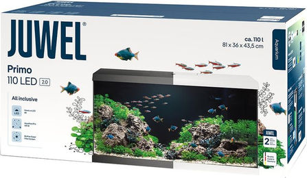 Juwel Aquarium-Set Primo 110 2.0 weiß inklusive Abdeckung, Bioflow Super Filter und Eccoflow – Bild 1 von 5