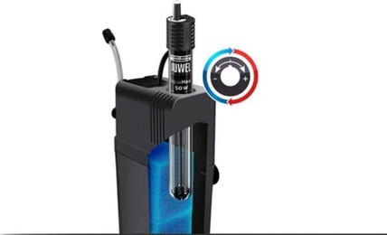 Juwel Aquarium Set Primo 60 2.0 Schwarz mit LED Beleuchtung, Heizer und Filter 57 Liter - 60 l – Bild 1 von 7