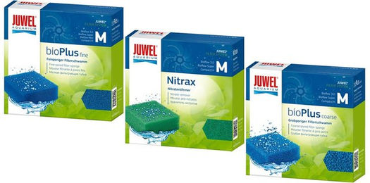 Juwel Bioflow bioPlus 3.0 Fein und Grob mit Nitrax 3.0 Filtermedien für Aquarien – Bild 1 von 1