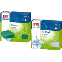 Produktbild von Juwel Filtermedien Set mit bioPad Filterwatte und Bioflow Nitrax für Fische