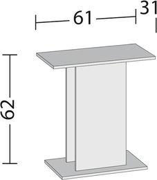 Produktbild von Juwel Fisch Schrank Stand SB 60/50 Weiß