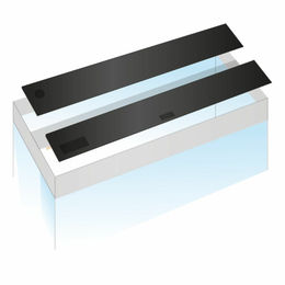 Juwel Klappensatz Abdeckung Schwarz für Rio 125 Aquarium - 1 Stk. – Bild 1 von 6