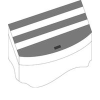 Produktbild von JUWEL Klappensatz IV für Aquarium Vision 450 schwarz 3-teilig