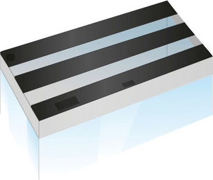 Juwel Klappensatz Multilux Abdeckung Ersatzteil für Rio 400 Aquarium 150x50 Schwarz – Bild 1 von 5