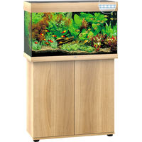 Produktbild von Juwel Rio 125 LED Aquarium Kombination mit hellem Holz