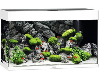 Juwel Rio 125 LED Aquarium Set in Weiß mit Beleuchtung, Pumpe, Filter und Heizer – Bild 1 von 7