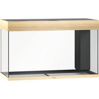 Produktbild von Juwel Rio 125 LED Komplett-Aquarium mit Beleuchtung, Pumpe, Filter und Heizer in heller Holzoptik ohne Unterschrank
