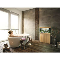 Produktbild von Juwel Rio 125 SBX Aquarium-Komplettset mit LED-Beleuchtung und Unterschrank in hellem Holz