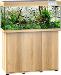 Juwel Rio 180 LED Aquarium Kombination mit hellem Holz – Bild 1 von 4