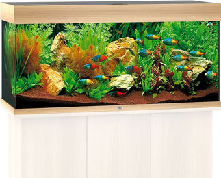 Juwel Rio 180 LED Komplett Aquarium mit hellem Holzdekor - 180 l – Bild 1 von 4