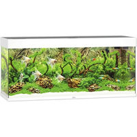 Produktbild von Juwel Rio 240 Aquarium mit LED-Beleuchtung, Pumpe, Filter und Heizer in Weiß - 240 l