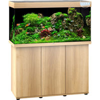 Produktbild von Juwel Rio 350 LED Aquarium Kombination mit hellem Holz