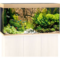 Produktbild von Juwel Rio 350 LED Aquarium Komplettset mit heller Holzoptik - 350 l