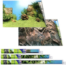 Juwel Rückwand Poster für Aquarien mit Pflanzen und Felsen XL 150x60 cm - 1 Stk. – Bild 1 von 8