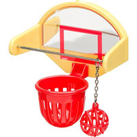 Produktbild von JW Birdie Basketball Spielzeug für Vögel aus Kunststoff in Bunt und Rot
