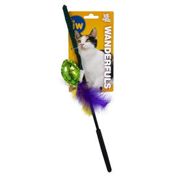 JW Cataction Wanderfuls Katzen-Zauberstab aus Stoff in Bunt – Bild 1 von 10