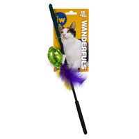 Produktbild von JW Cataction Wanderfuls Katzen-Zauberstab aus Stoff in Bunt