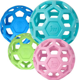 JW Hol-ee Roller Hundespielzeug aus Naturkautschuk Rosa Größe L - 1 Stk. – Bild 1 von 5